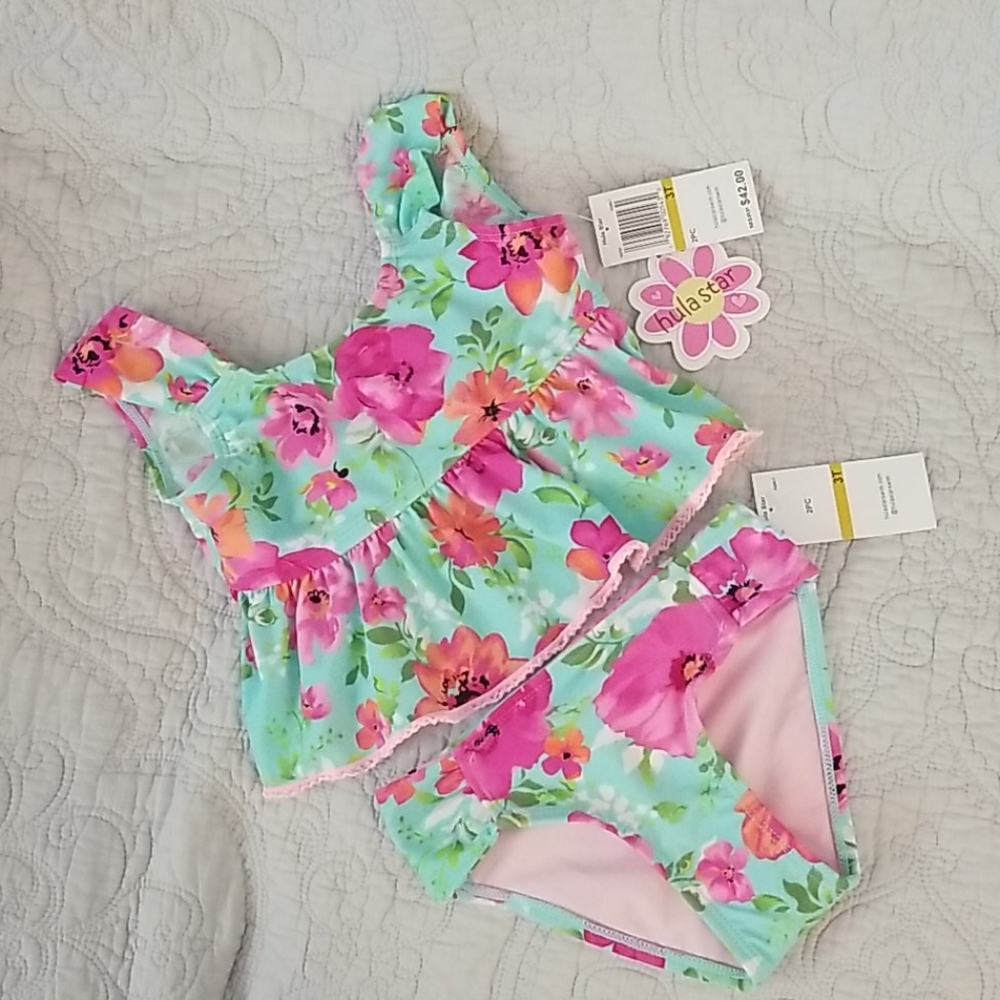 Hula Star 2 Piece Floral Bathing Suit